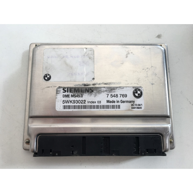 ECU MOTOR SIEMENS MS45.0 5WK93022 BMW 7548769