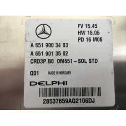 ECU MOTOR DELPHI CRD3P.B0 28537659 MERCEDES A6519003403 A6519013502