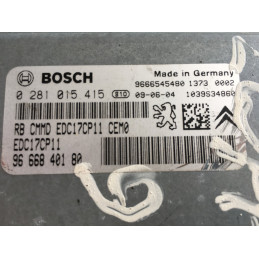 ENGINE ECU BOSCH EDC17CP11-5.30 0281015415 PSA 9666840180