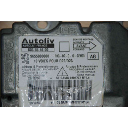 ECU AIRBAG AUTOLIV 603554600 PSA 9655880880