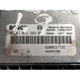 ECU MOTOR BOSCH EDC16C3-10.23 0281012589 RENAULT 8200527725 8200527756