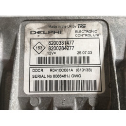 ECU MOTOR DELPHI DDCR R0410C081A RENAULT 8200331477 8200284277