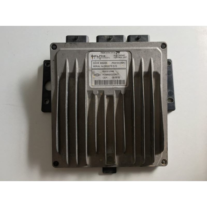 ECU DELPHI DDCR R0410C039A CLIO II 1.5 DCI 82CV 8200212348 HOM8200222917 / SW 8200212348 - CON INMOVILIZADOR ANULADO (IMMO OFF) ECU DELPHI DDCR R0410C039A CLIO II 1.5 DCI 82CV 8200212348 HOM8200222917 / SW 8200212348 - CON INMOVILIZADOR ANULADO (IMMO OFF)