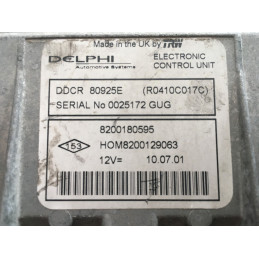 ECU MOTOR DELPHI DDCR R0410C017C RENAULT 8200180595 HOM8200129063