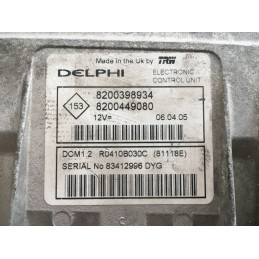 ENGINE ECU DELPHI DCM1.2 R0410B030C RENAULT 8200398934 8200449080