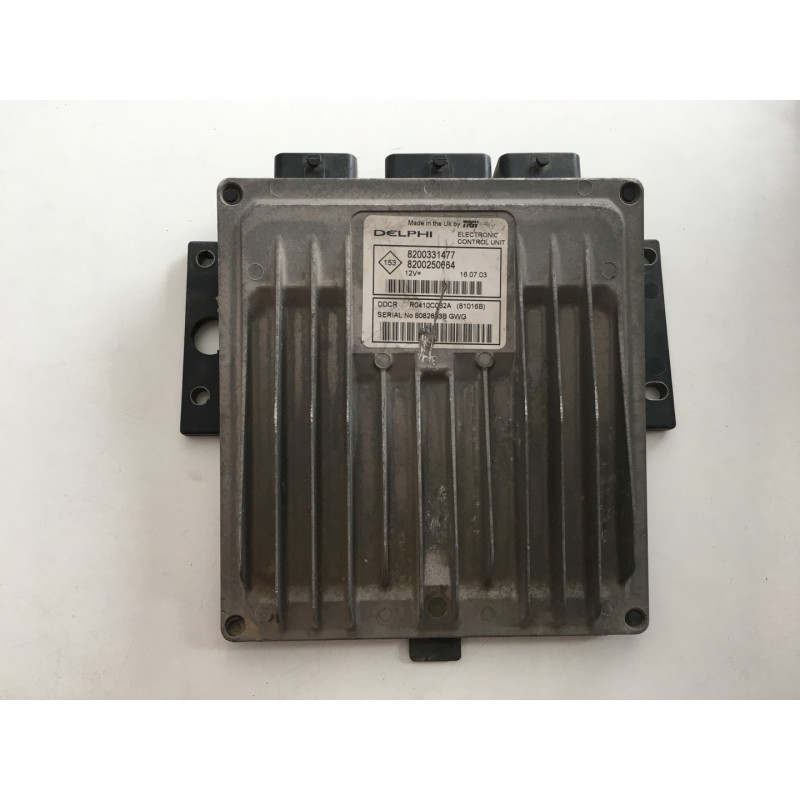 ECU MOTOR DELPHI DDCR R0410C082A RENAULT 8200331477 8200250664