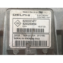 ECU MOTOR DELPHI DDCR R0410C082A RENAULT 8200331477 8200250664