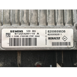 ECU MOTOR SIEMENS VDO SID301 S122326110A RENAULT 8200659536 8200592611