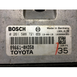 ECU MOTOR BOSCH ME7.9.52 0261S08721 TOYOTA 89661-0H350