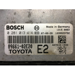 ECU MOTOR BOSCH EDC16C10-3.4 0281013414 TOYOTA 89661-02E20