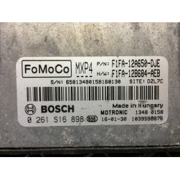 ECU MOTOR BOSCH MED17.0.1 0261S16898 FORD F1FA-12A650-DJE MXP4