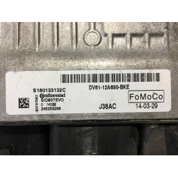 ECU MOTOR CONTINENTAL SID807EVO S180133132C FORD DV61-12A650-BKE