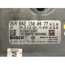 ECU BOSCH EDC16CP31-8.12 0281013764 MERCEDES V251 R320 I 3.0 CDI 165KW 225CV V6 24V 642950 A6421500477 / SW 1037398871