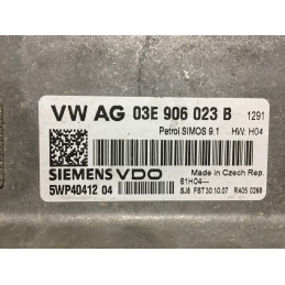 ECU MOTOR SIEMENS VDO SIMOS 9.1 5WP4041204 VAG 03E906023B