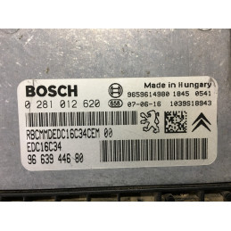 ECU MOTOR BOSCH EDC16C34-4.11 0281012620 PSA 9663944680