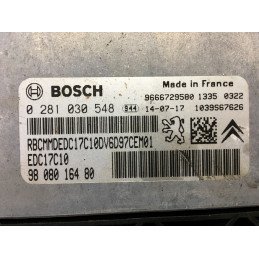 ECU MOTOR BOSCH EDC17C10-5.10 0281030548 PSA 9808016480