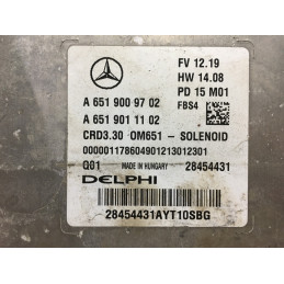 ENGINE ECU DELPHI CRD3.30 28454431 MERCEDES A6519009702 A6519011102