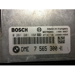 ENGINE ECU BOSCH MEV9.2 0261201160 BMW 7565300