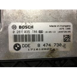 ECU MOTOR BOSCH EDC17C50-6.59 0281035188 BMW DDE 8474430