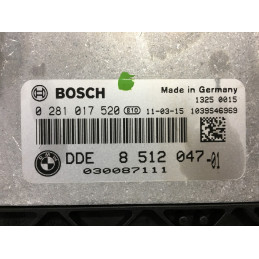 ECU MOTOR BOSCH EDC17C50-3.17 0281017520 BWM DDE 8512047