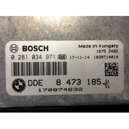 ENGINE ECU BOSCH EDC17C50-6.58 0281034971 BMW DDE 8413185