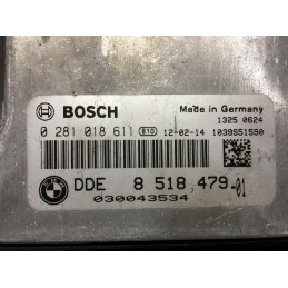 ENGINE ECU BOSCH EDC17C56-2.47 0281018611 BMW DDE 8518479