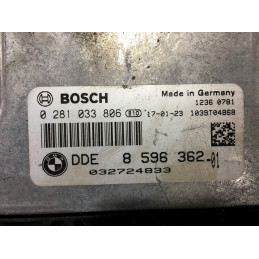 ENGINE ECU BOSCH EDC17C50-6.58 0281033806 BMW DDE 8596362