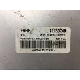 ECU MOTOR DELPHI DELCO MT35E OPEL 12230740 FAHF