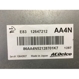 ECU MOTOR ACDELCO E83 OPEL 12647212 AA4N