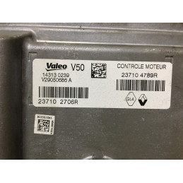 ECU MOTOR VALEO V50 V29050686A RENAULT 237102706R 237104789R