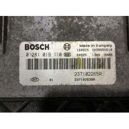 ECU MOTOR BOSCH EDC17C42-3.21 0281019110 RENAULT 237102265R 237102639R