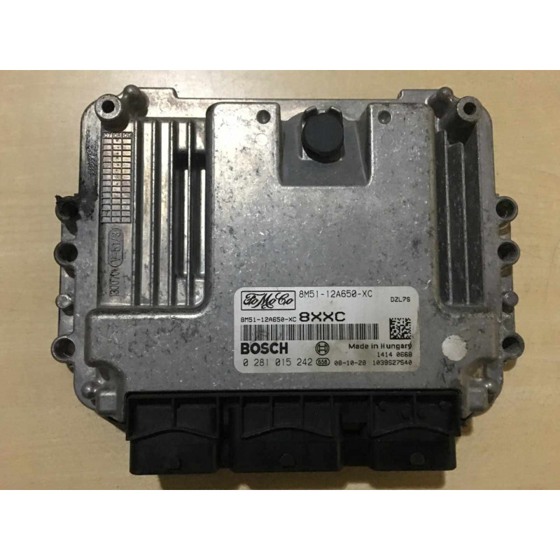 ECU MOTOR BOSCH EDC16C34-4.33 0281015242 FORD 8M51-12A650-XC 8XXC