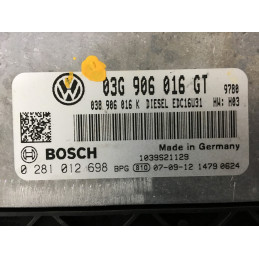 ECU MOTOR BOSCH EDC16U31-4.47 0281012698 VAG 03G906016GT