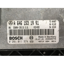 ECU MOTOR BOSCH EDC16C2-7.23 0281011974 MERCEDES A6461531991