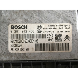 ECU MOTOR BOSCH EDC16C34-2.10 0281012468 PSA 9663268380