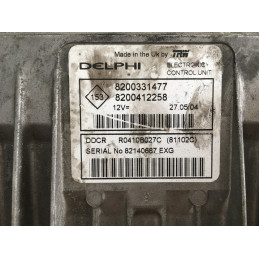 ECU MOTOR DELPHI DDCR R0410B027C RENAULT 8200331477 8200412258