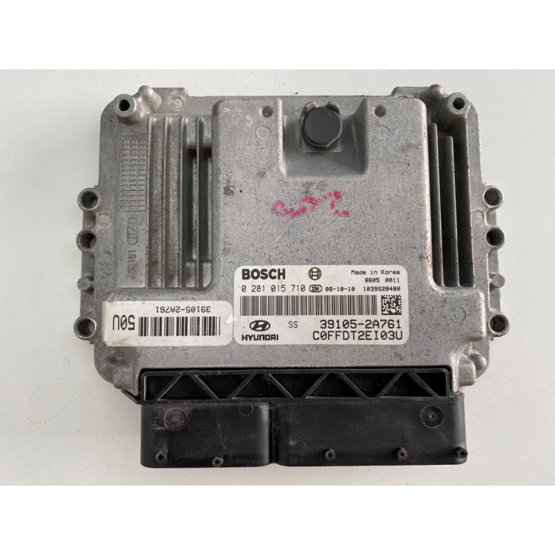 ENGINE ECU BOSCH EDC16C39-5.41 0281015710 HYUNDAI 39105-2A761