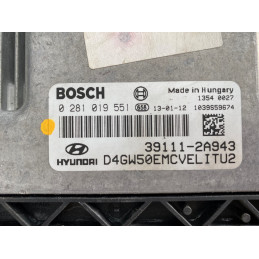 ECU MOTOR BOSCH EDC17C08-5.23 0281019551 KIA 39111-2A943