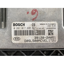 ECU MOTOR BOSCH EDC17C08-5.25 0281017695 KIA 39120-2A051