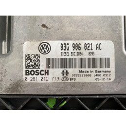 ENGINE ECU BOSCH EDC16U34-3.42 0281012719 VAG 03G906021AC