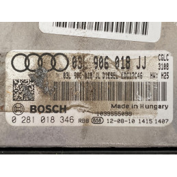 ECU MOTOR BOSCH EDC17C46-2.22 0281018346 VAG 03L906018JJ