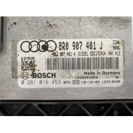 ECU MOTOR BOSCH EDC17CP14-3.41 0281016453 VAG 8R0907401J