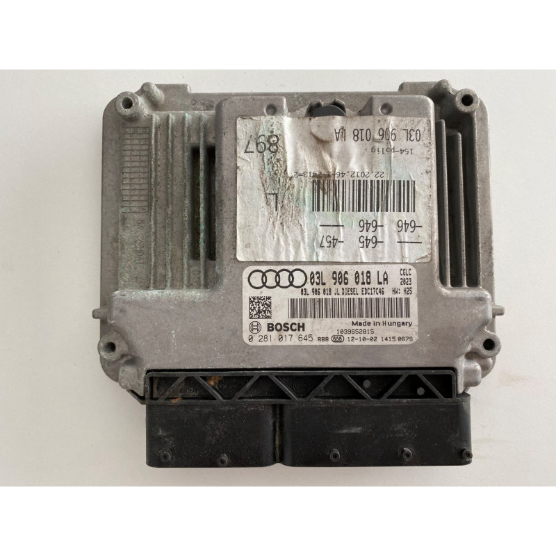 ECU MOTOR BOSCH EDC17C46-2.22 0281017645 VAG 03L906018LA