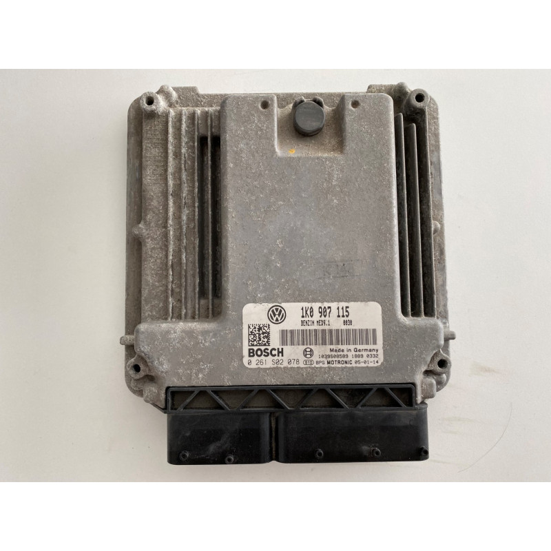 ENGINE ECU BOSCH MED9.1 0261S02078 VAG 1K0907115