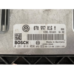 ECU MOTOR BOSCH EDC16U31-4.51 0281014050 VAG 070997016M