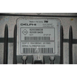 ECU MOTOR DELPHI DCM1.2 R04108034C RENAULT 8200399038