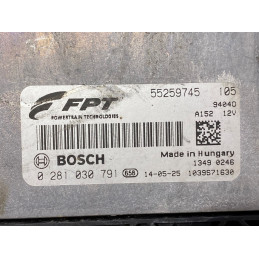 ECU MOTOR BOSCH EDC17C49-3.52 0281030791 FIAT 55259745