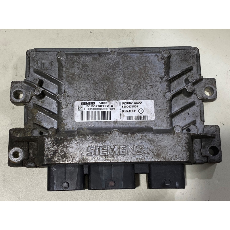 ENGINE ECU SIEMENS SIM32 S120200102B RENAULT 8200414422 8200401568 VIRGEN