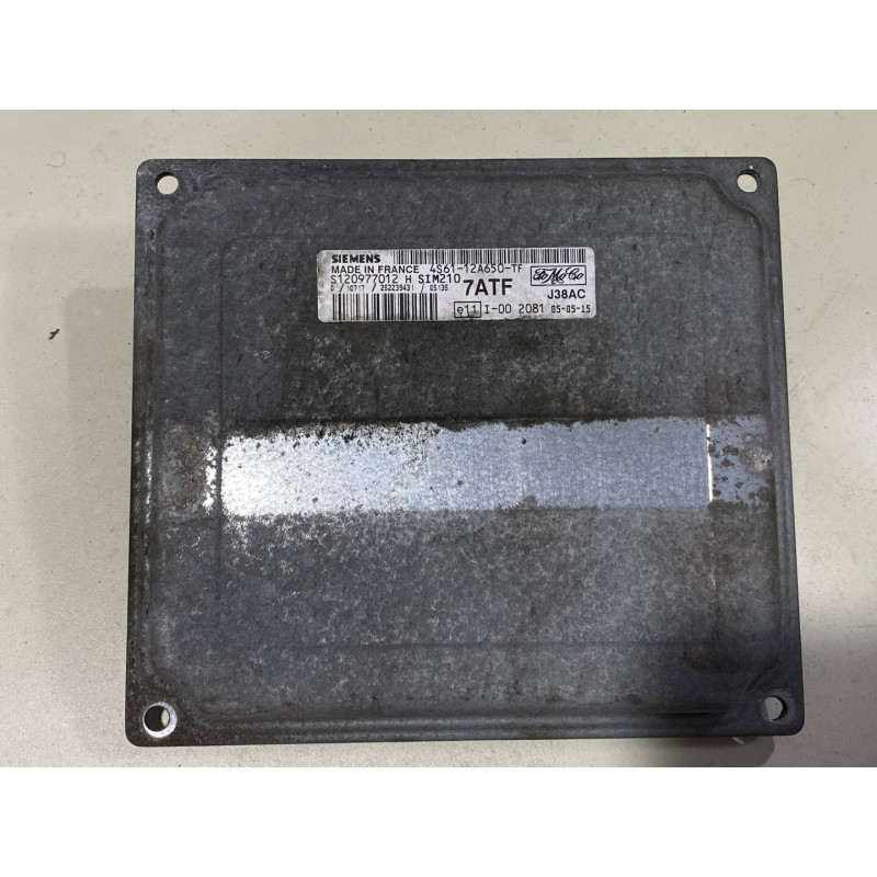 ENGINE ECU SIEMENS SIM210 S120977012H FORD 4S61-12A650-TF 7ATF ENGINE ECU SIEMENS SIM210 S120977012H FORD 4S61-12A650-TF 7ATF
