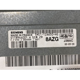 ECU MOTOR SIEMENS SIM29 S118944001H FORD 5M51-12A650-HG 8AZG